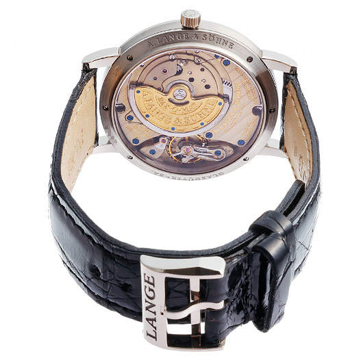 ランゲ＆ゾーネ ランゲマティック 301.027 ブラック 中古 サブカット 2枚目