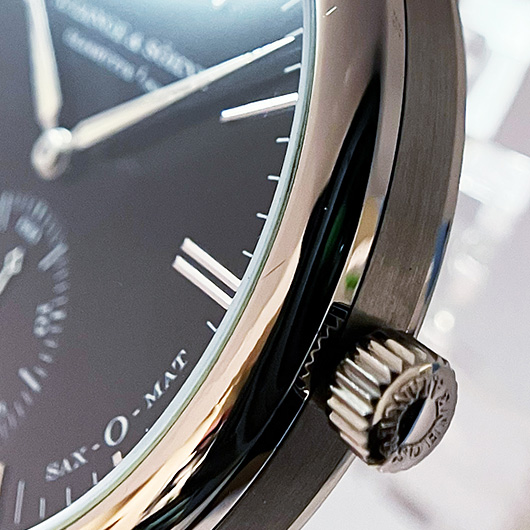 ランゲ＆ゾーネ ランゲマティック 301.027 ブラック 中古 サブカット 4枚目