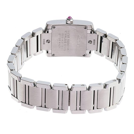 カルティエ タンクフランセーズSM W51028Q3 ピンク 中古 サブカット 2枚目