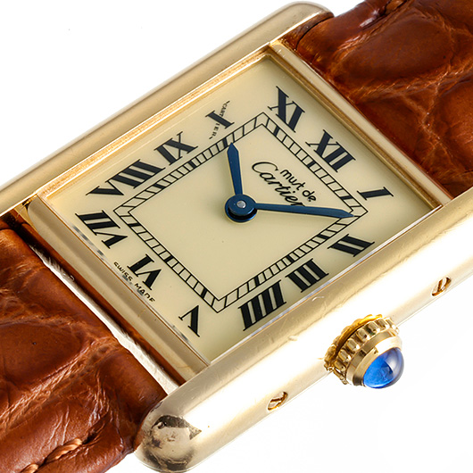 カルティエ マストタンク　ヴェルメイユ W1003154 アイボリー 中古 サブカット 1枚目