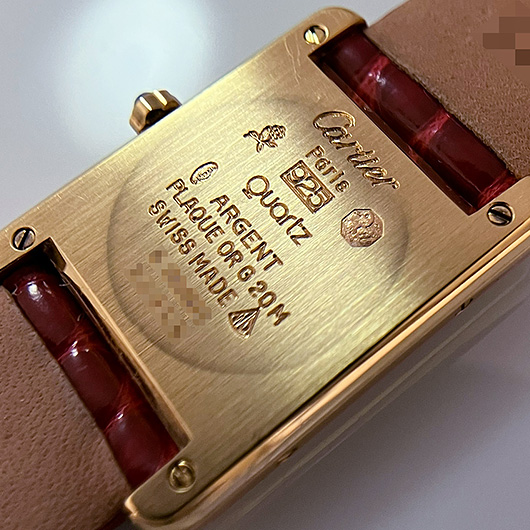 カルティエ マストタンク　ヴェルメイユ 84919723 ボルドー 中古 サブカット 5枚目