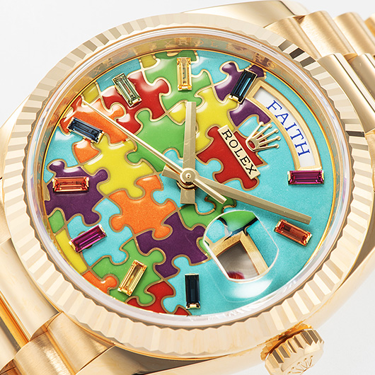 ロレックス デイデイト 36 128238A ブルー 新品 サブカット 1枚目