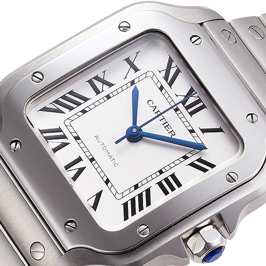 カルティエ サントス ドゥ カルティエ MM WSSA0029 シルバー 中古 サブカット 1枚目