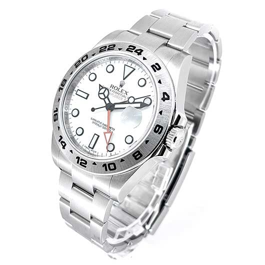 ロレックス エクスプローラーⅡ 216570 ホワイト 中古 サブカット 1枚目