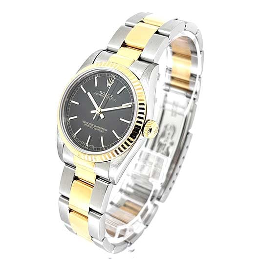 ロレックス オイスター パーペチュアル 77513 ブラック 中古 サブカット 1枚目