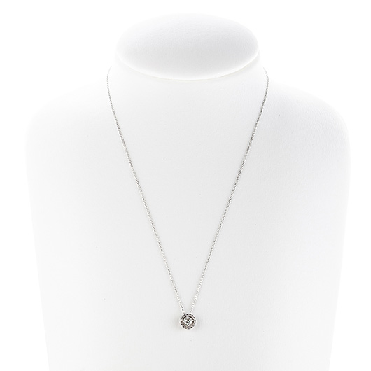 ノーブランド ダイヤモンド ネックレス 4647610 プラチナ/シルバー 新品 サブカット 1枚目