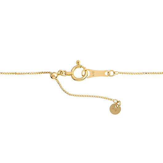 ノーブランド 一粒 ダイヤモンド ネックレス 4280860 イエローゴールド/シルバー 新品 サブカット 3枚目