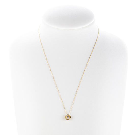 ノーブランド ダイヤモンド ネックレス 4277570 イエローゴールド/シルバー 新品 サブカット 1枚目