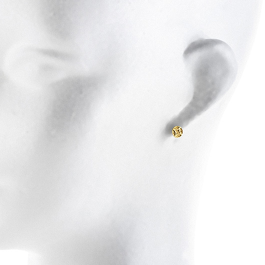 ノーブランド 18K ゴールド ピアス 4731050 イエローゴールド 新品 サブカット 1枚目