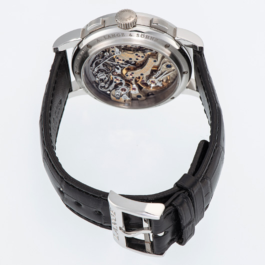 ランゲ＆ゾーネ ダトグラフフライバック 403.035 ブラック/シルバー 中古 サブカット 2枚目