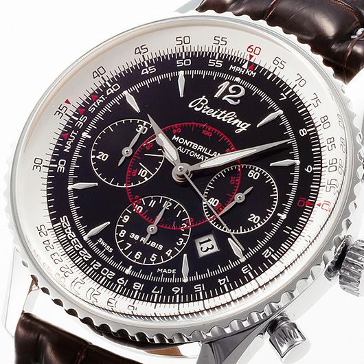 ブライトリング モンブリラン A41030 ブラック 中古 サブカット 1枚目