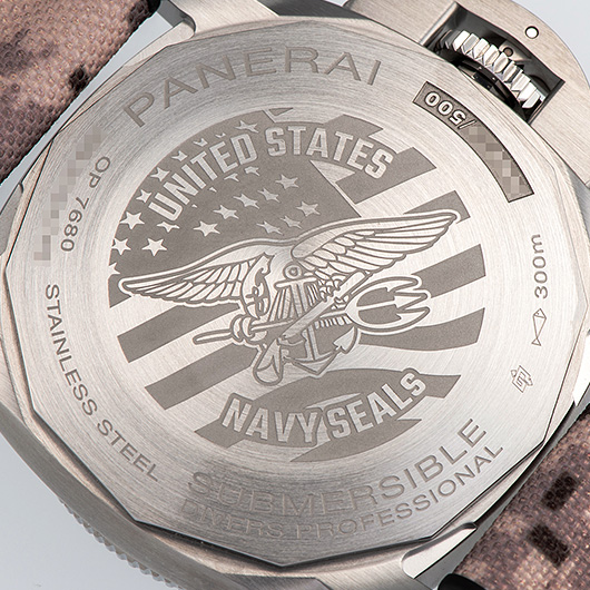 パネライ サブマーシブル クアランタ クアトロ ネイビーシールズ PAM01518 ブラックシェード 新品 サブカット 3枚目