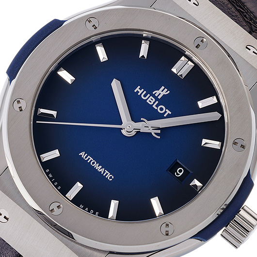 ウブロ クラシック フュージョン チタニウム ディープ ブルー 542.NX.6670.LR.JPN18 ディープブルー 新品 サブカット 1枚目