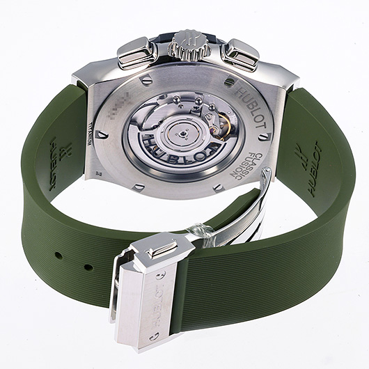 ウブロ クラシック フュージョン クロノグラフ 521.NX.8970.RX グリーン 新品 サブカット 2枚目