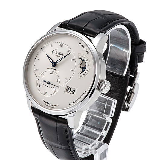 グラスヒュッテオリジナル パノマティック ルナ 1-90-02-42-32-61 シルバー 新品 サブカット 1枚目