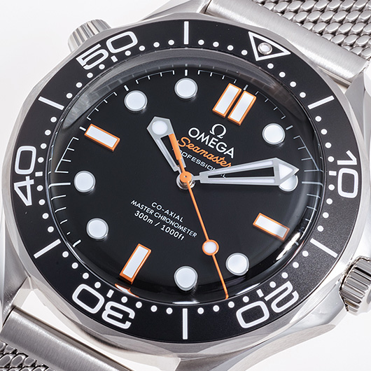 オメガ シーマスター300M コーアクシャル マスタークロノメーター 210.30.42.20.01.018 ブラック 新品 サブカット 1枚目