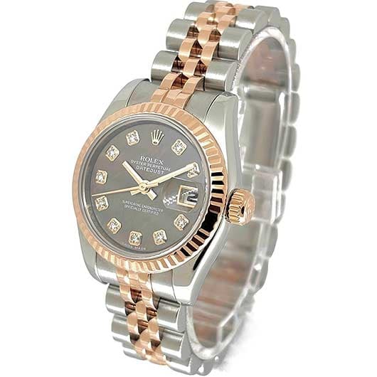 ロレックス デイトジャスト 179171NG ブラック 中古 サブカット 1枚目