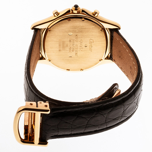 カルティエ パンテール クーガー LM クロノ W3500851 ブラック 中古 サブカット 2枚目