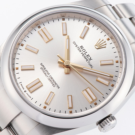 ロレックス オイスター パーペチュアル 41 124300 シルバー 中古 サブカット 1枚目