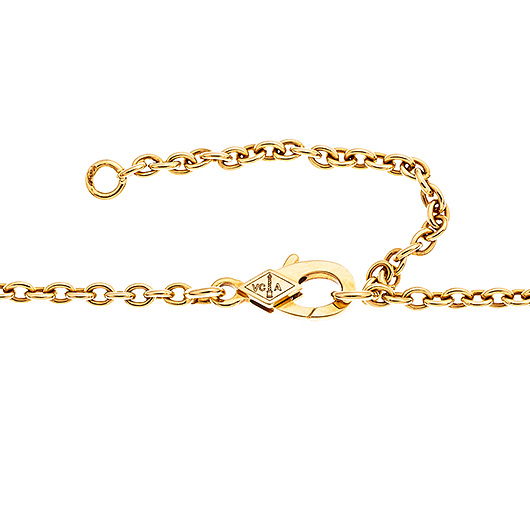 ヴァンクリーフ＆アーペル ピュア アルハンブラ ペンダント イエローゴールド/ブラック 中古 サブカット 3枚目