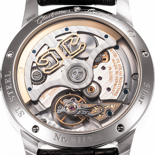 グラスヒュッテオリジナル セネター エクセレンス パノラマデイト ムーンフェイズ 1-36-24-02-02-64 グレー 中古 サブカット 3枚目