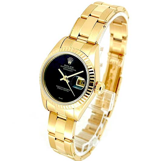 ロレックス デイトジャスト 69178 ブラック 中古 サブカット 1枚目