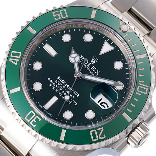ロレックス サブマリーナ デイト 116610LV グリーン 中古 サブカット 1枚目