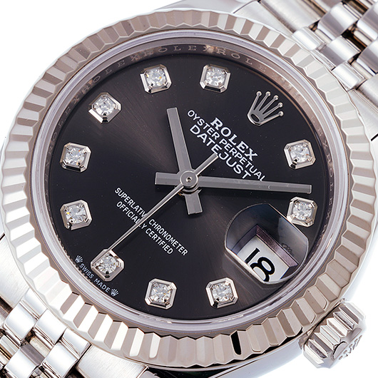 ロレックス デイトジャスト28 279174G ダークグレー 中古 サブカット 1枚目