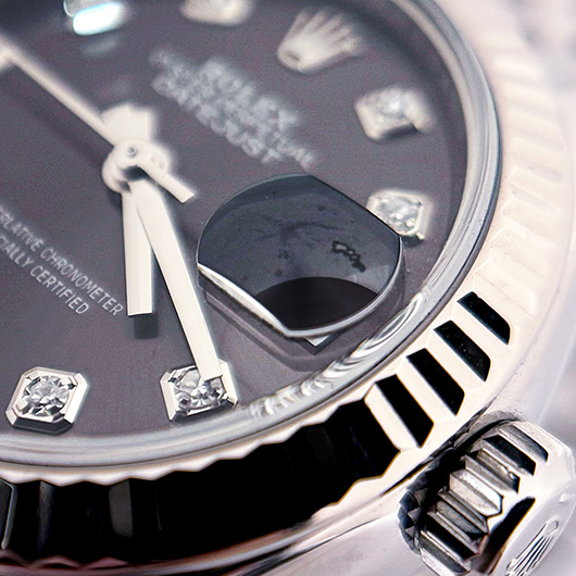 ロレックス デイトジャスト28 279174G ダークグレー 中古 サブカット 3枚目