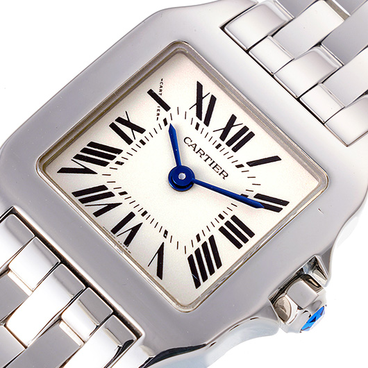 カルティエ サントスドゥモワゼル W25064Z5 ホワイト 中古 サブカット 1枚目