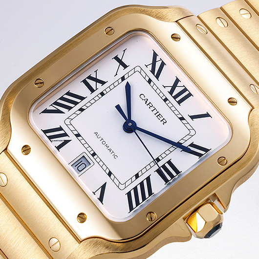 カルティエ サントス ドゥ カルティエ ウォッチ LM WGSA0029 シルバー 中古 サブカット 1枚目