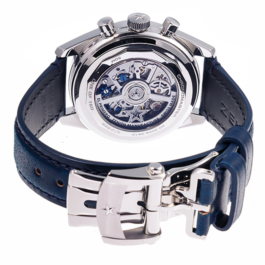 ゼニス クロノマスター オリジナル トリプルカレンダー 03.3402.3610/53.C917 ブルー/ブラック 中古 サブカット 2枚目