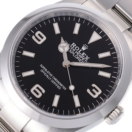 ロレックス エクスプローラー 36 124270 ブラック 中古 サブカット 1枚目