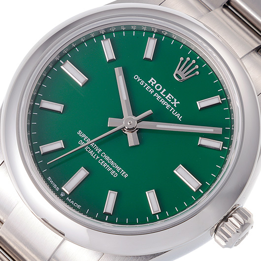 ロレックス オイスター パーペチュアル 31 277200 グリーン 中古 サブカット 1枚目