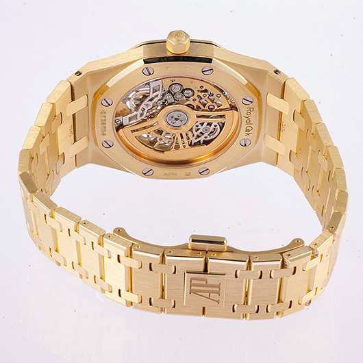 オーデマ・ピゲ ロイヤルオーク ジャンボ エクストラシン オープンワーク 16204BA.OO.1240BA.01 シャンパン 中古 サブカット 2枚目