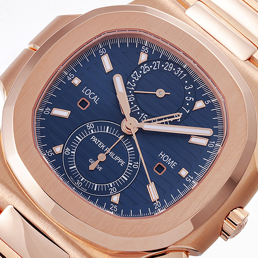パテックフィリップ ノーチラス トラベルタイム クロノグラフ 5990/1R-001 ブルー 中古 サブカット 1枚目