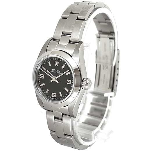 ロレックス オイスター パーペチュアル 76080 ブラック 中古 サブカット 1枚目