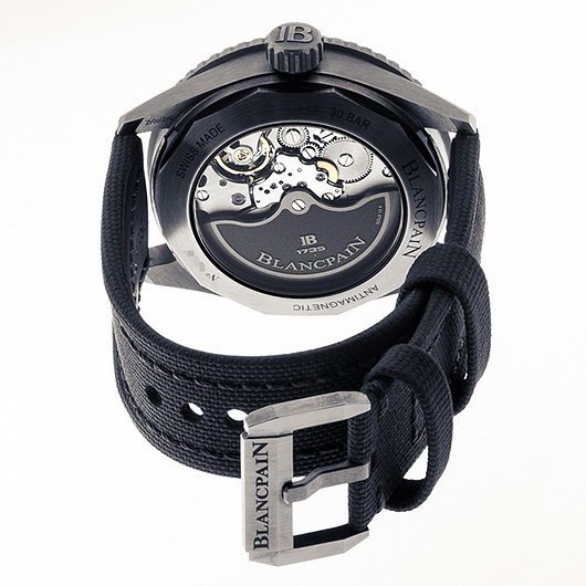 ブランパン フィフティ ファゾムス バチスカーフ 5000-0240-O52A ブルー 中古 サブカット 2枚目