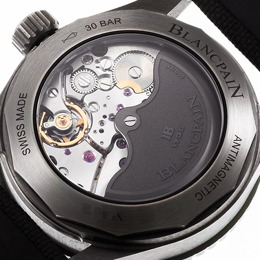 ブランパン フィフティ ファゾムス バチスカーフ 5000-0240-O52A ブルー 中古 サブカット 3枚目