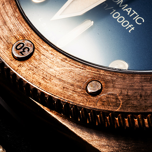 パネライ サブマーシブル ブロンゾ ブルー アビッソ PAM01074 ブルー 中古 サブカット 4枚目