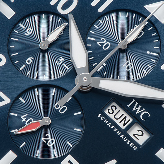 IWC パイロットウォッチ クロノグラフ IW378003 ブルー 新品 サブカット 4枚目