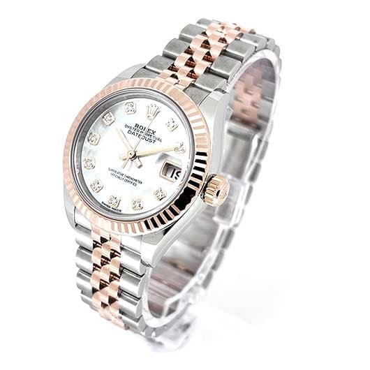 ロレックス デイトジャスト 28 279171NG ホワイト 中古 サブカット 1枚目