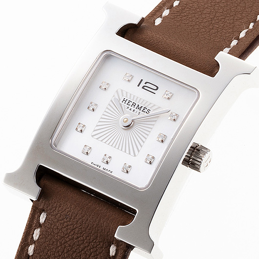 エルメス Hウォッチ HH1.210.290 ホワイト 新品 サブカット 1枚目