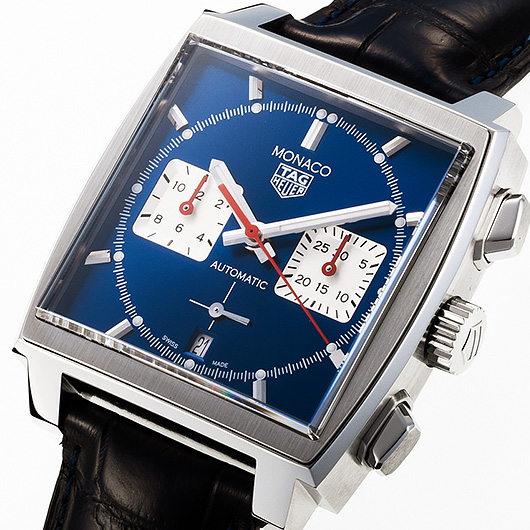 タグ・ホイヤー モナコ キャリバー ホイヤー02 CBL2111.FC6453 ブルー/シルバー 中古 サブカット 1枚目