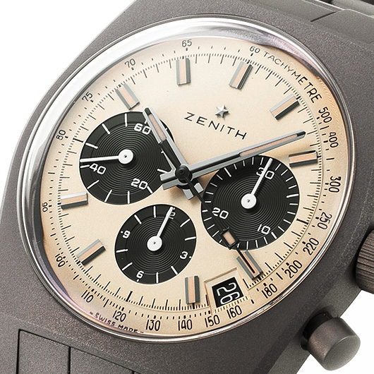 ゼニス クロノマスター リバイバル 次元大介エディション 97.L384.400/04.M384 ベージュ 新品 サブカット 1枚目