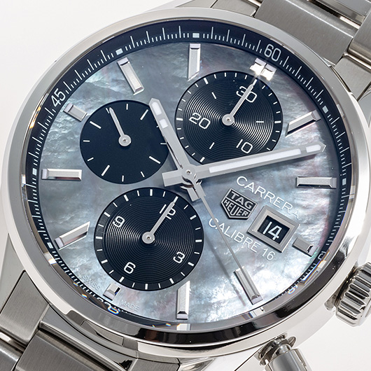 タグ・ホイヤー カレラ クロノグラフ CBK2116.BA0715 ブラック 中古 サブカット 1枚目