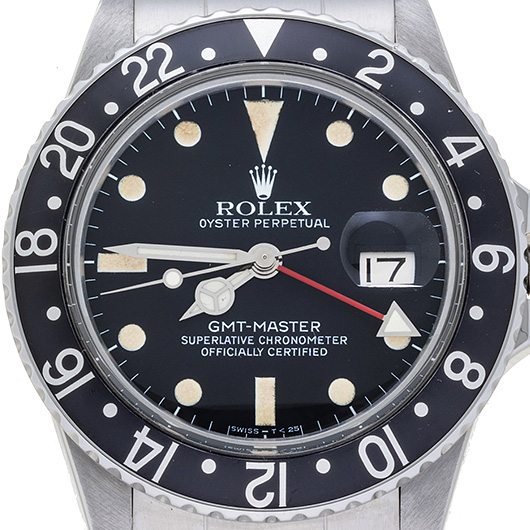 ロレックス GMTマスター 16750 ブラック アンティーク サブカット 3枚目