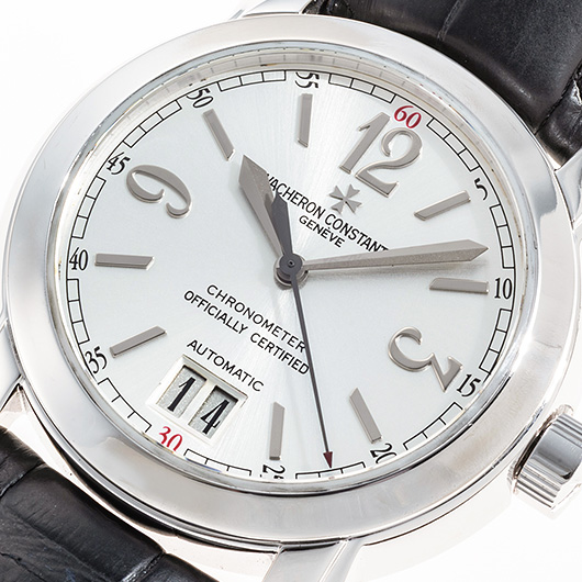 ヴァシュロンコンスタンタン マルタ　ラージカレンダー 42015/000G-9031 シルバー 中古 サブカット 1枚目