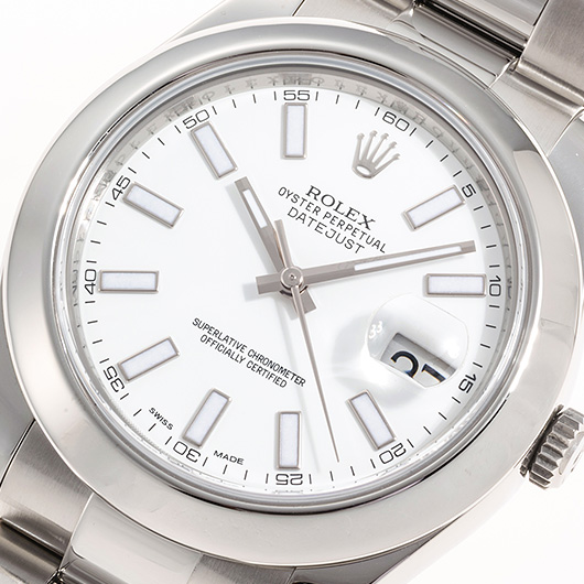 ロレックス デイトジャストⅡ 116300 ホワイト 中古 サブカット 1枚目