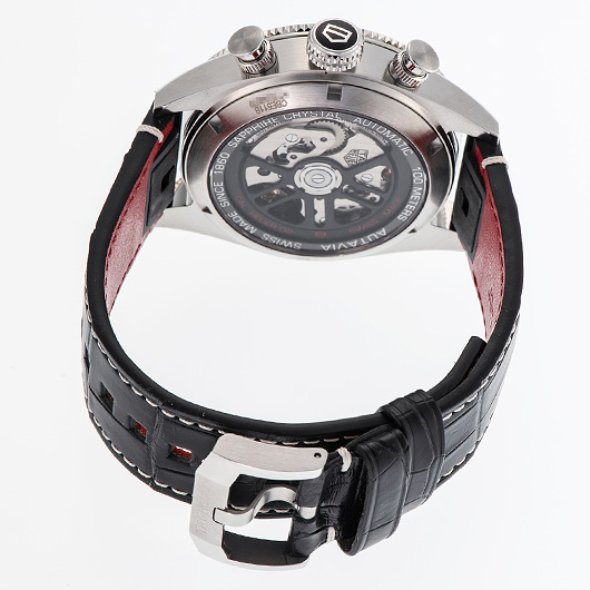 タグ・ホイヤー オータヴィア 60周年アニバーサリー フライバック  クロノグラフ CBE511B.FC8279 シルバー/ブラック 新品 サブカット 2枚目